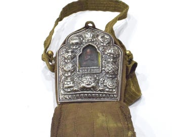 Tibetan Buddhist Ghau Shrine Traveling Prayer Shrine