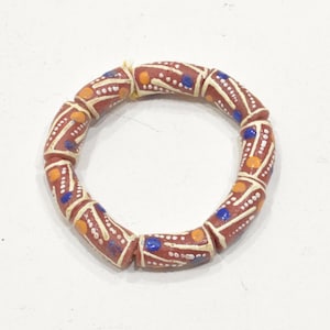 Afrikanische Krobo Glasperlen Armband Ghana Westafrika