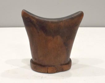 African Headrest Ethiopian Gurage Mens Wood Headrest
