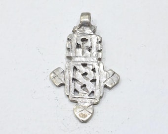 Ethiopian Silver Coptic Cross Tuareg Tribe North Africa