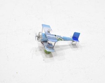 Bi Plane Upcycled Toy Tin Bi Plane