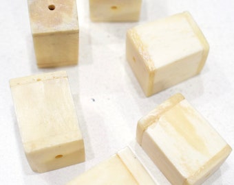 Beads Indonesian Bone Square Box Beads 24-25mm