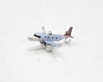 Boeing Jet Upcycled Toy Tin Jet Plane