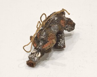 Papua New Guinea Woven Fiber Dream Spirit Pig Latmul