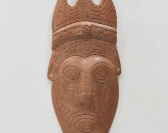 Papua New Guinea Wood Mask Sepik Region
