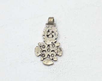 Ethiopian Silver Coptic Cross Tuareg Tribe North Africa