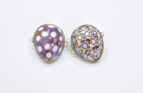 Purses Shell Assorted Colored Shell Pill Box Trin… - image 7