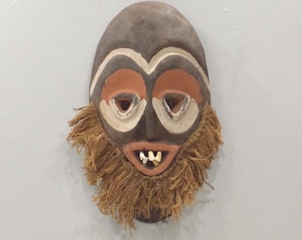African Mask Malindi Warega Zaire Cows Teeth Malindi Mask