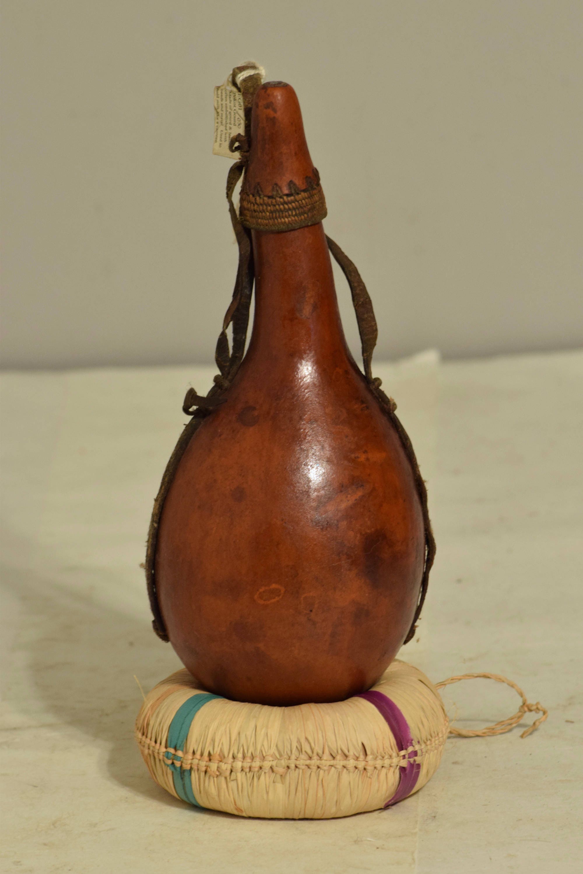 African Gourd Milk Pokot Drinking Gourd Tribe Kenya Handmade Drinking