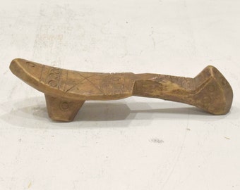 African Stool Lobi Fetish Small Wood Stool Burkina Faso