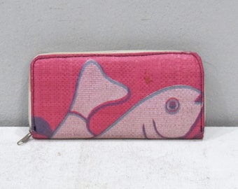 Wallet Recycled Bag Fish Design Wallet