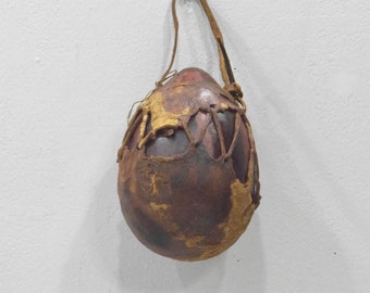 African Gourd Milk Drinking Turkana Kenya