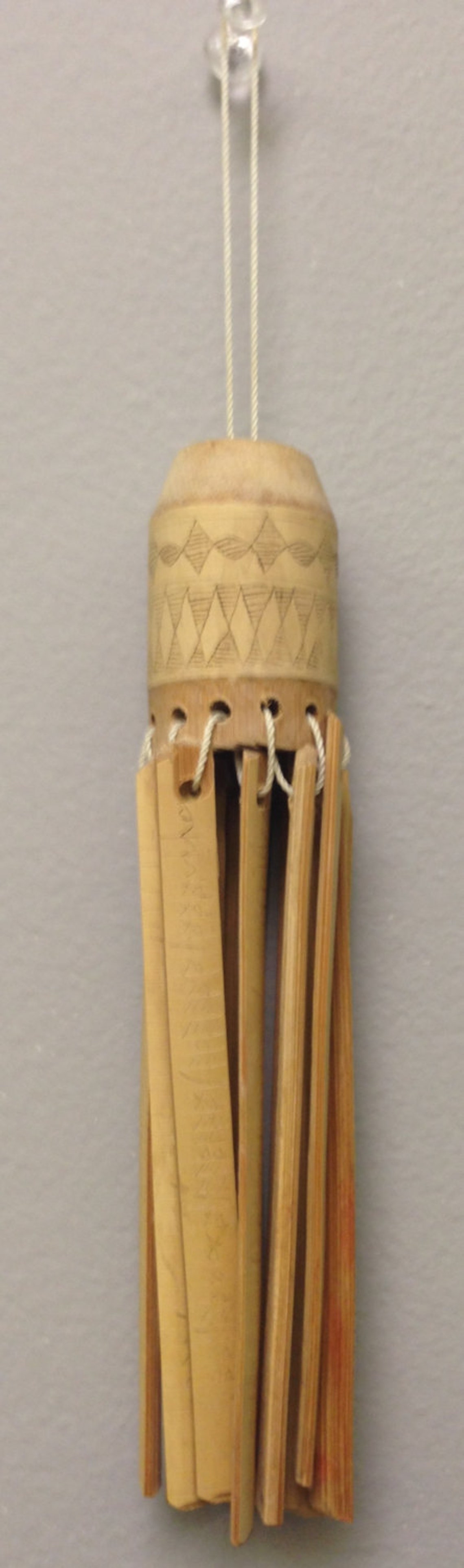  Calendrier  Bambou  Sumatra Handmade Hand mainved Hand Grav  