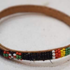 African Bracelets Beaded Colorful Bangles Mali