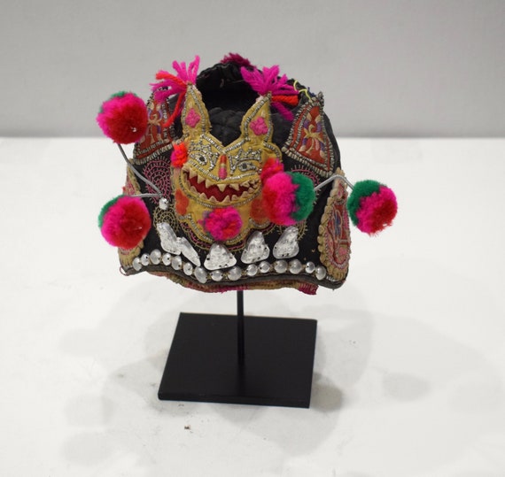 Chinese Baby Hat Embroidered Old Traditional Chine