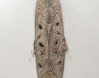 Mask Papua New Guinea Black Water Lakes Spirit Mask