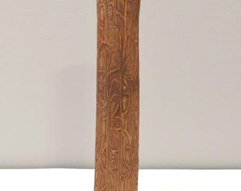 West Papua Asmat Tribe Fu' Trumbet Bambo Tribal Carved Fu'