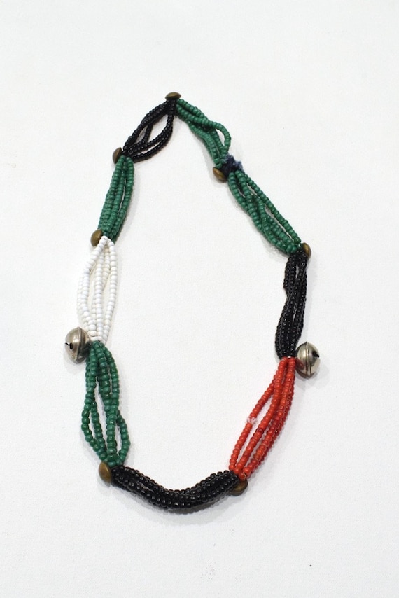 African Zulu Twisted Strand Necklace South African Gem
