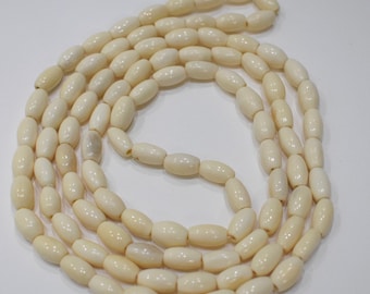 Beads Indonesian Bone Tube Beads 14-15mm