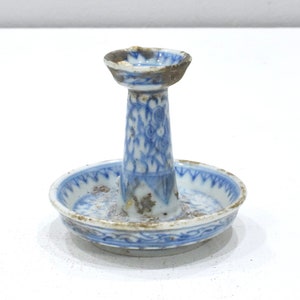 Chinese Blue and White Porcelain Oil Lamp