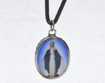 Pendant Spiritual Framed Picture Mother Mary