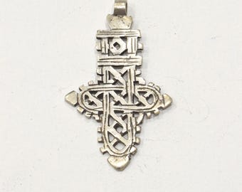 Ethiopian Silver Coptic Cross Tuareg Tribe North Africa