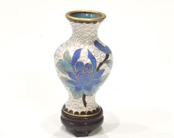 Chinese Cloisonne' Flower Patterned Vase