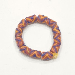 Afrikanische Krobo Glasperlen Armband Ghana Westafrika