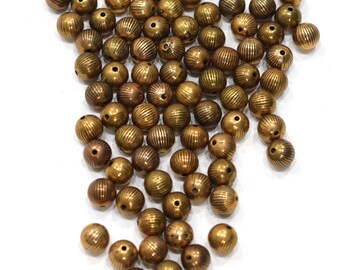 Beads Gold Onion Beads 9-10mm