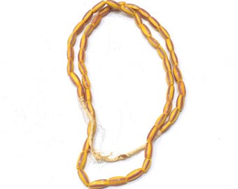 African Stripped  Watermelon Beads Ghana