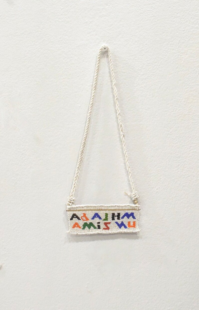 African Zulu Love Letter Beaded Necklace South Africa - Etsy