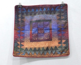 African Batik Pillow Case Shona Zimbabwe.