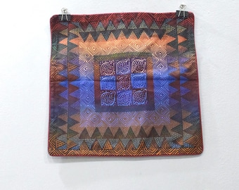 African Batik Pillow Case Shona Zimbabwe.