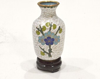 Chinese Cloisonne' Flower Patterned Vase