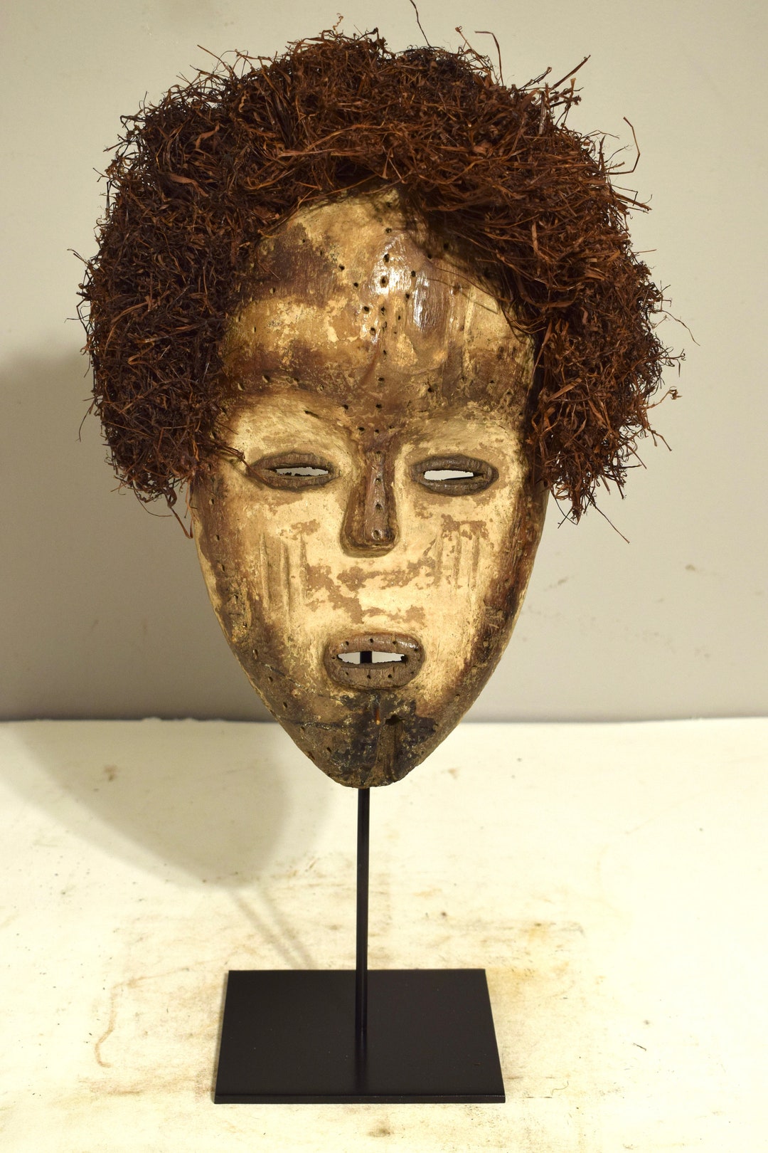 Mask African Mask 1980 Lega Bwami Society Mask - Etsy