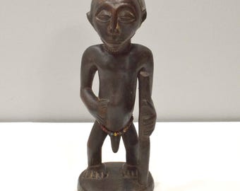 African Statue Luba Hemba Tribe Carved Wood Statue Congo