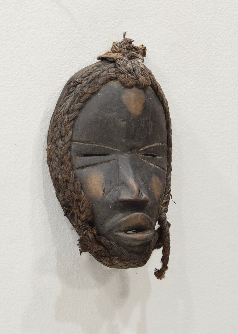 African Mask Dan Tribe Liberia Burnished Wood Dan Mask | Etsy