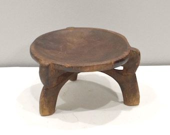 African Stool Gogo Tribe Wood Stool Tanzania