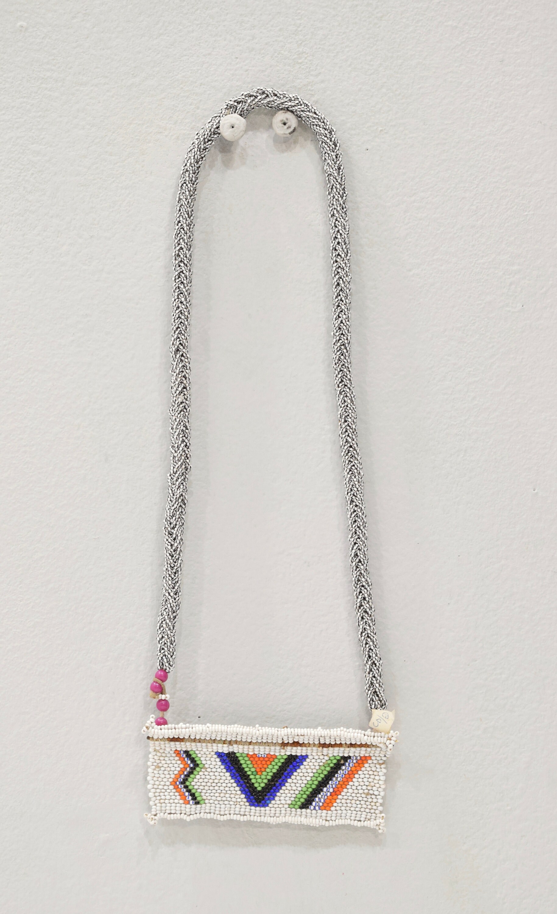African Zulu Love Letter Beaded Square Necklace Poem Lovers Beaded Necklace