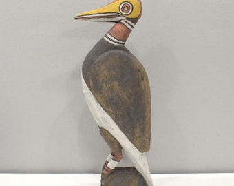Papua New Guinea Sabut Bird Wood Statue Latmul