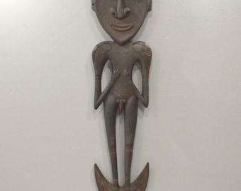 Papua New Guinea Wood Food Hook Iatmul Tribe