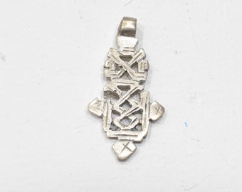 Ethiopian Silver Coptic Cross Tuareg Tribe North Africa