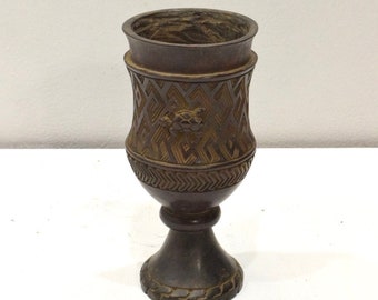 African Kuba Tribe Palm Wine Cup Congo