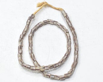 African Sand Cast Glass Bead Strand Ghana