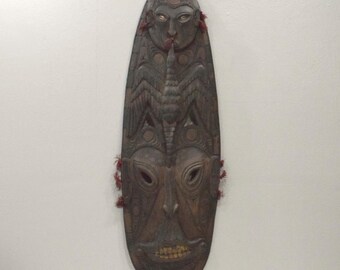 Papua New Guinea Mask Andingam Dance Mask Sepik River
