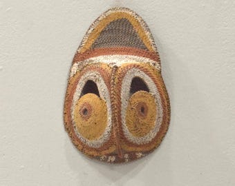 Mask Papua New Guinea Woven Fiber Yam Mask