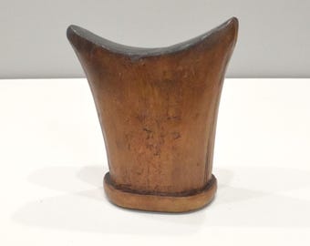African Headrest Ethiopian Gurage Mens Wood Headrest
