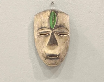 African Mask Punu Tribe Male Passport Mask Gabon