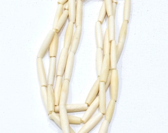 Beads Indonesian Bone Pipe Tube Beads
