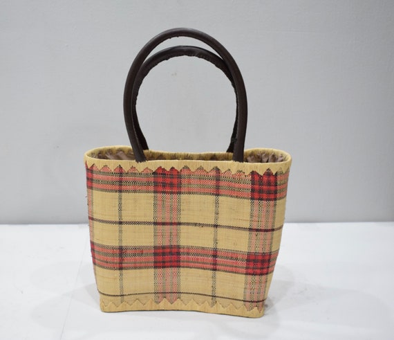 Purse Indonesian Rattan Woven Tote Bag - image 2